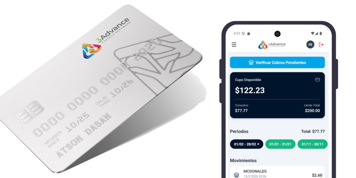 Tarjeta 3Advance y app del colaborador